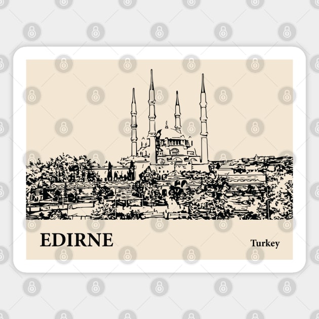 Edirne Turkey Magnet by Lakeric